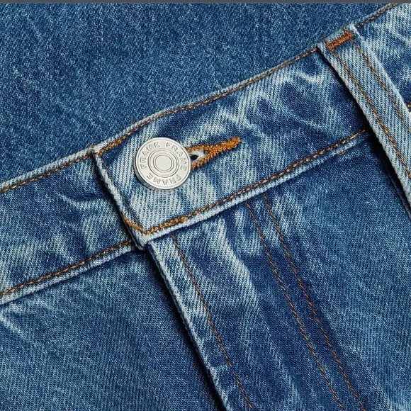 Frame NWT Midaxi Denim Skirt 32 L XL Jeanskirt NEW